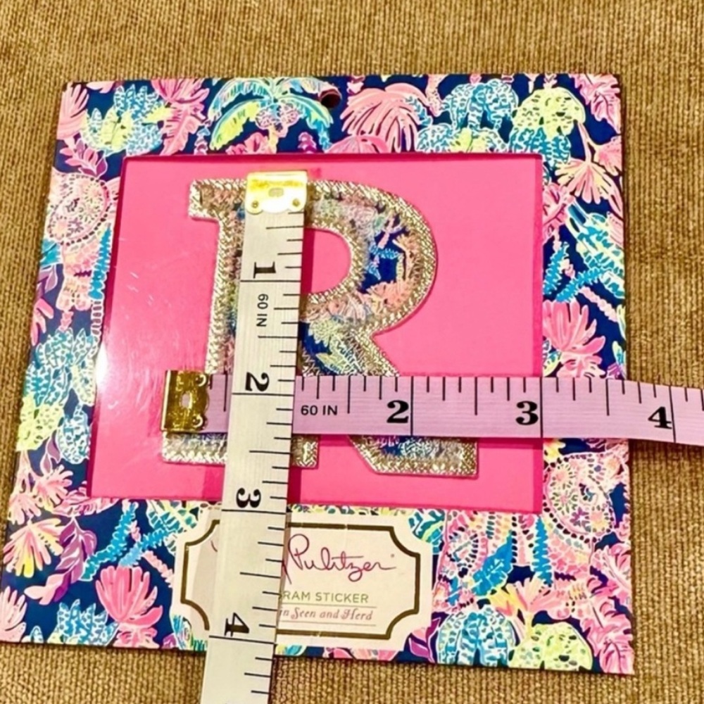 Lilly Pulitzer Monogram Sticker Letter R - Picture 3 of 3
